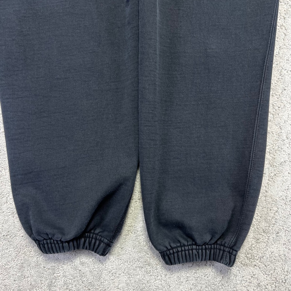 Nike Sweatpants Womens XS Black Faded Solo Swoosh Joggers Thick Heavy Fleece - Picture 11 of 16